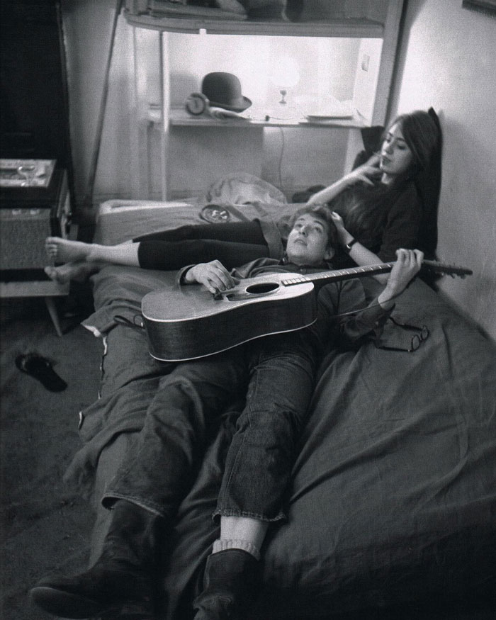 Bob Dylan And Suze Rotolo Photographed At Their Apartment In Greenwich Village, 1962