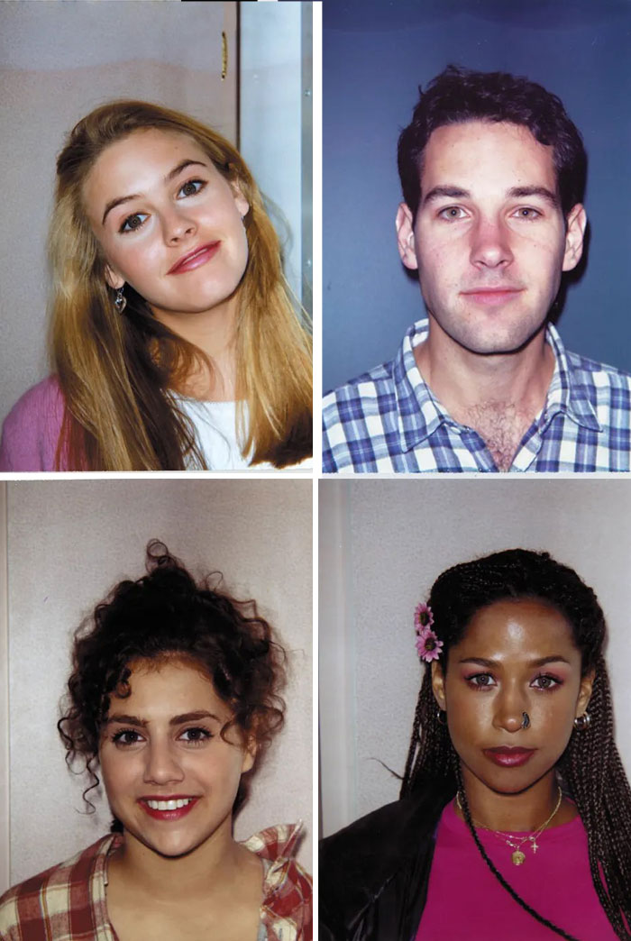 Polaroids Of The Cast Of Clueless Taken By Alan Friedman, 1995