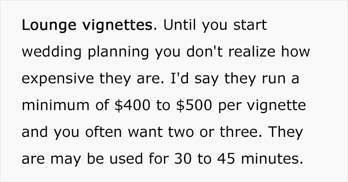 “Things I Regret Spending Money On For My Wedding”: Woman Points Out These 8 Things People Should Save Their Money On “Things I Regret Spending Money On For My Wedding”: Woman Points Out These 8 Things People Should Save Their Money On
