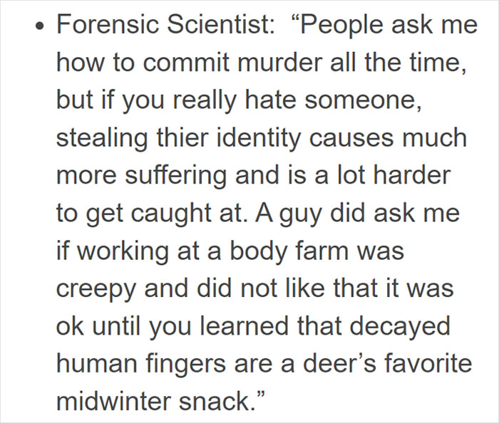Person Goes Around Asking Professionals What Weird Questions They Have Been Asked, Delivers A List Of The 12 Best Ones Person Goes Around Asking Professionals What Weird Questions They Have Been Asked, Delivers A List Of The 12 Best Ones