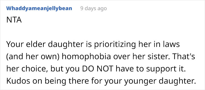 Bride Doesn't Invite Sister To The Wedding Because Of Her Sexuality, Freaks Out When Her Mother Refuses To Come Too Bride Doesn't Invite Sister To The Wedding Because Of Her Sexuality, Freaks Out When Her Mother Refuses To Come Too