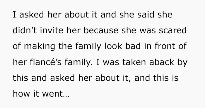 Bride Doesn't Invite Sister To The Wedding Because Of Her Sexuality, Freaks Out When Her Mother Refuses To Come Too Bride Doesn't Invite Sister To The Wedding Because Of Her Sexuality, Freaks Out When Her Mother Refuses To Come Too