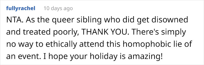 Bride Doesn't Invite Sister To The Wedding Because Of Her Sexuality, Freaks Out When Her Mother Refuses To Come Too Bride Doesn't Invite Sister To The Wedding Because Of Her Sexuality, Freaks Out When Her Mother Refuses To Come Too