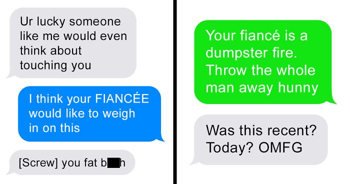 ‘Nice Guy’ Can’t Handle Rejection So He Fat-Shames This Woman, She Forwards All Of His Messages To His Fiancée