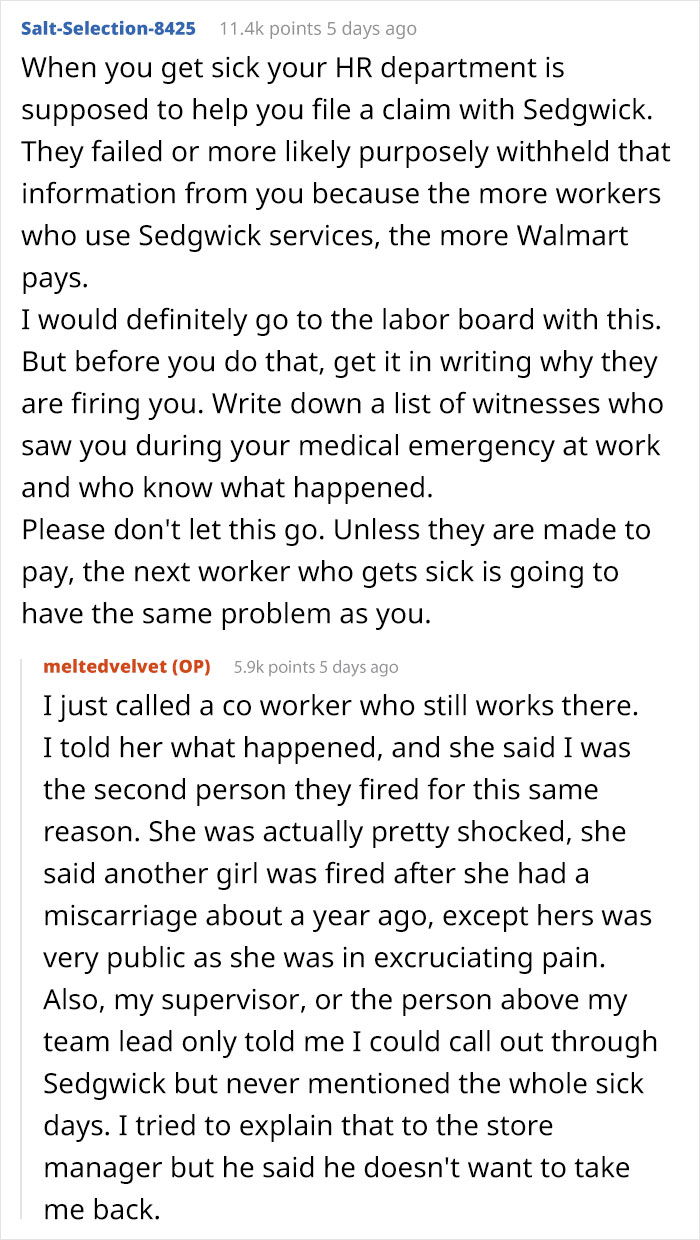 Woman Lost And Confused After She Got Fired For Having A Miscarriage