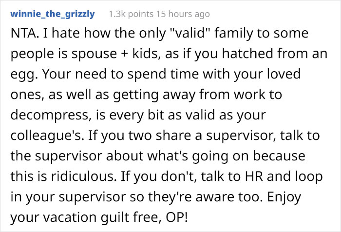 Childfree Woman Refuses To Give Her Annual Leave Slot To A Coworker With Four Kids, Office Drama Ensues Childfree Woman Refuses To Give Her Annual Leave Slot To A Coworker With Four Kids, Office Drama Ensues