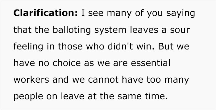 Childfree Woman Refuses To Give Her Annual Leave Slot To A Coworker With Four Kids, Office Drama Ensues Childfree Woman Refuses To Give Her Annual Leave Slot To A Coworker With Four Kids, Office Drama Ensues