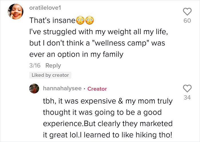 Woman Spent 10 Weeks At Fat Camp When She Was A Teen, Lists All The Things They Were Forced To Do There