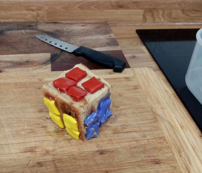 I Had My Birthday Yesterday And Fail Miserably To Make A Cube Cake