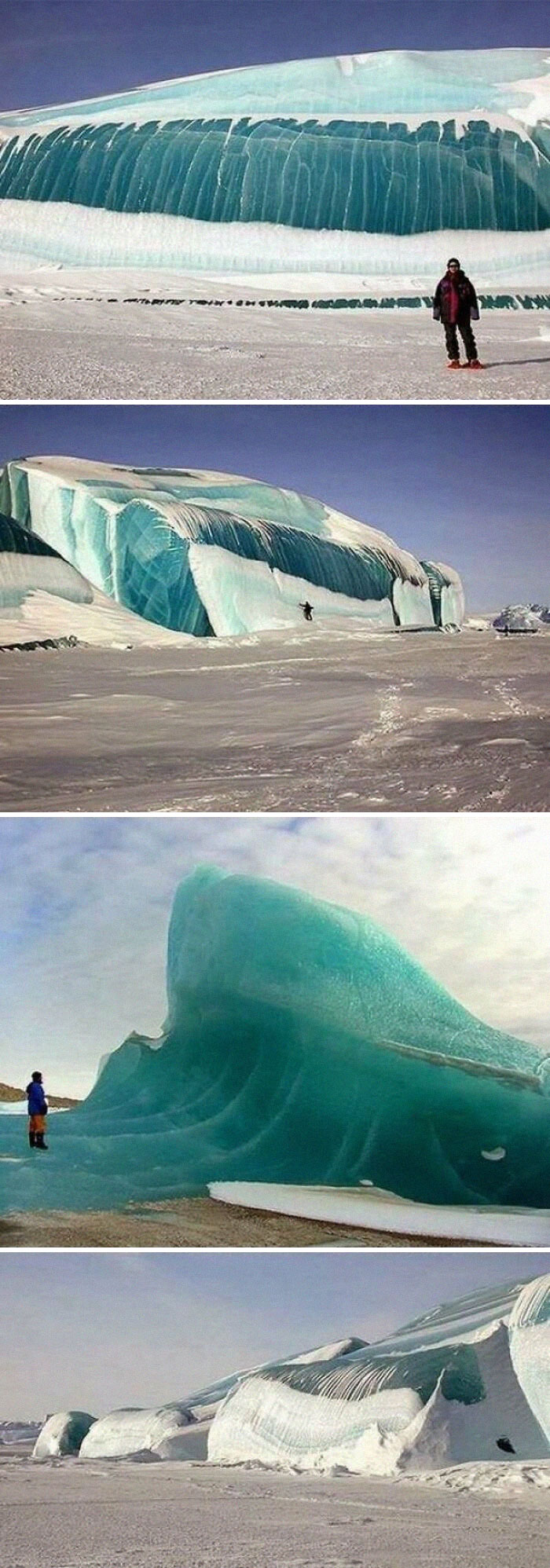 Frozen Waves In Antarctica