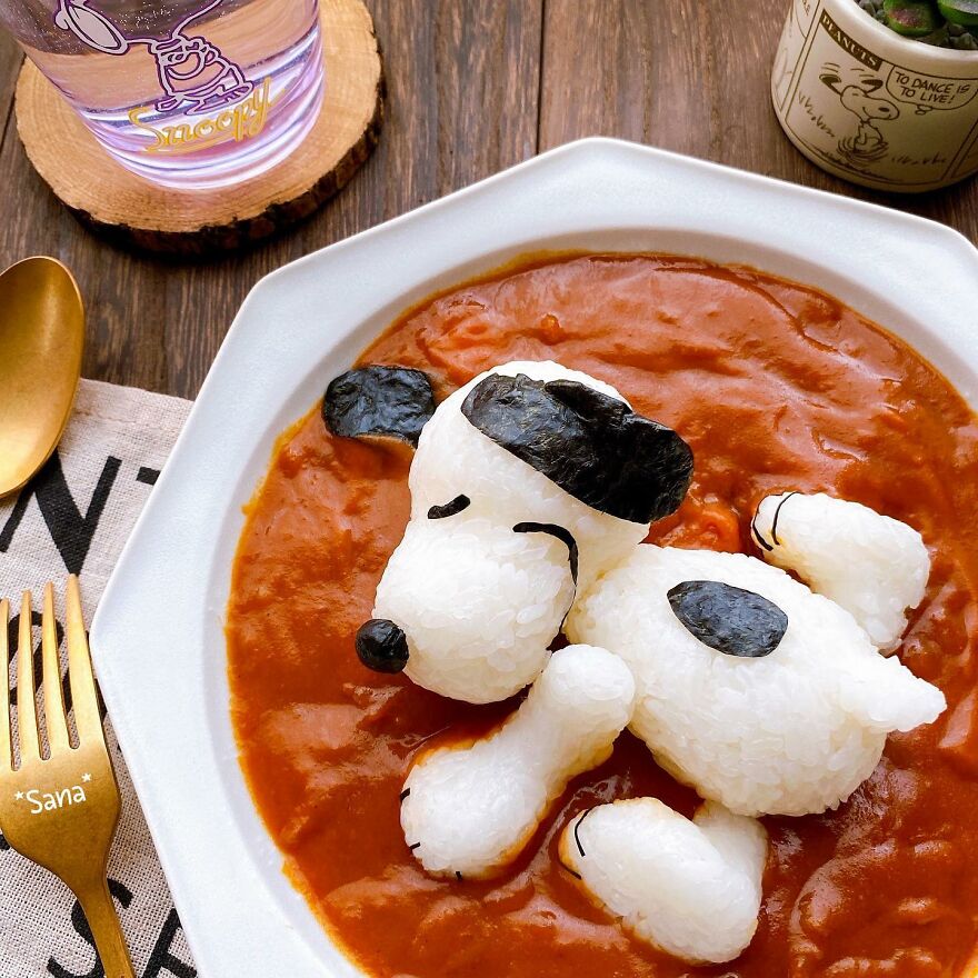 Japanese Woman Creates Amazing Dishes Inspired By The Snoopy Cartoon And Here Are The 42 Best
