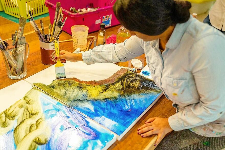 Abstract Paintings By Textile Designer Isha Mehta (32 Pics)