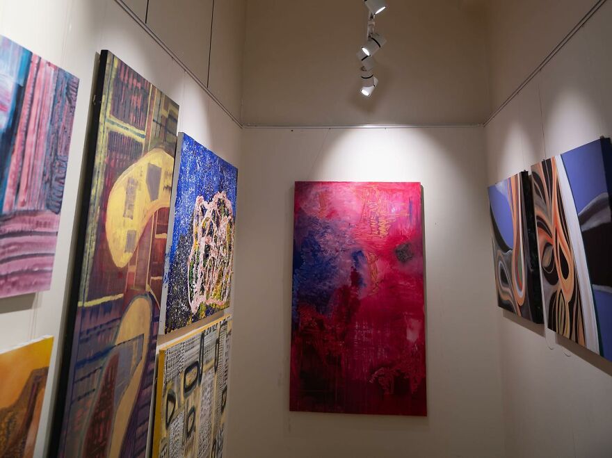 Abstract Paintings By Textile Designer Isha Mehta (32 Pics)