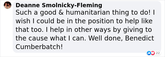 Benedict Cumberbatch Welcomes Ukrainian Family Into His Home In The Hopes To Bring Them Some Stability Benedict Cumberbatch Welcomes Ukrainian Family Into His Home In The Hopes To Bring Them Some Stability