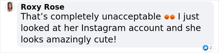 Roxy Rose's comment expressing anger and disapproval about a tattoo artist situation. Roxy Rose's comment expressing anger and disapproval about a tattoo artist situation.