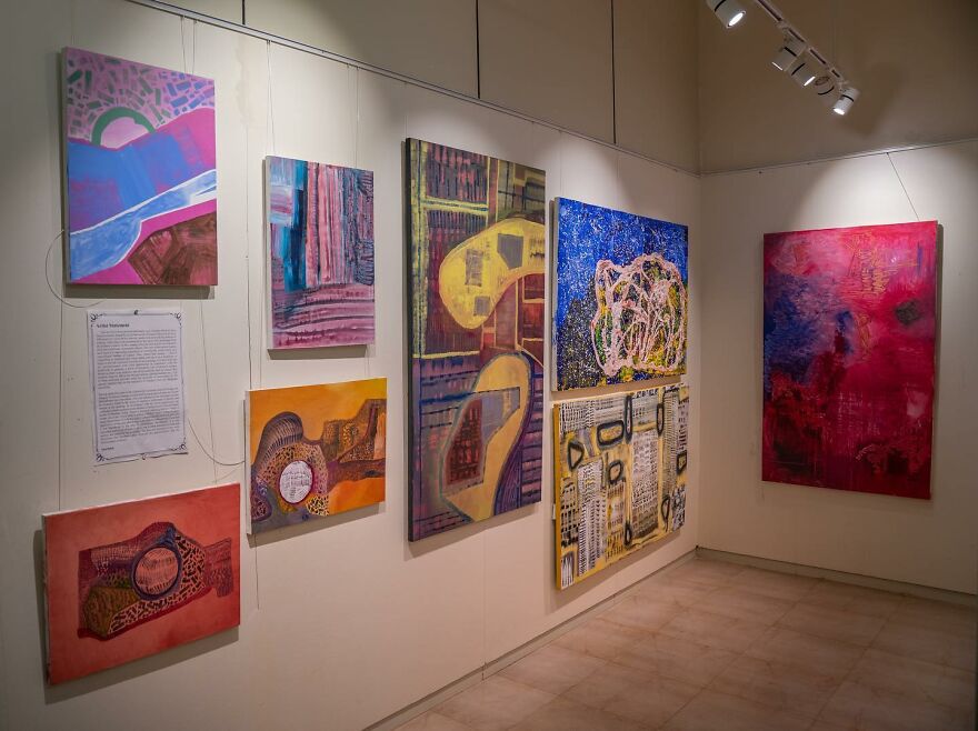 Abstract Paintings By Textile Designer Isha Mehta (32 Pics)