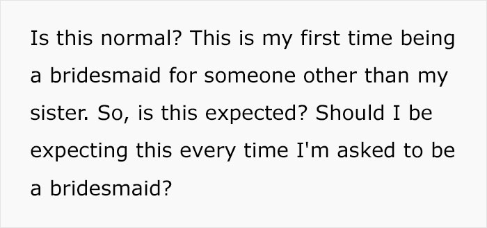 This Bridesmaid Went Viral On TikTok For Sharing All Of The Ridiculous Expenses She Had To Pay To Be In A Wedding This Bridesmaid Went Viral On TikTok For Sharing All Of The Ridiculous Expenses She Had To Pay To Be In A Wedding