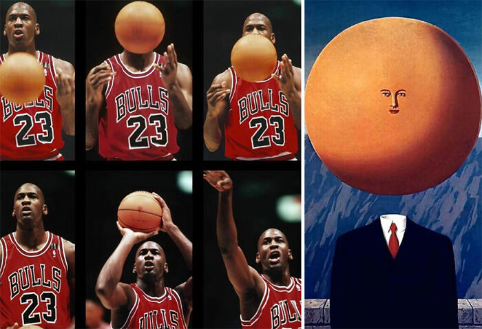 Instagram Account Compares Art With Sports Moments, And People Find It Funnily Accurate (30 Pics)