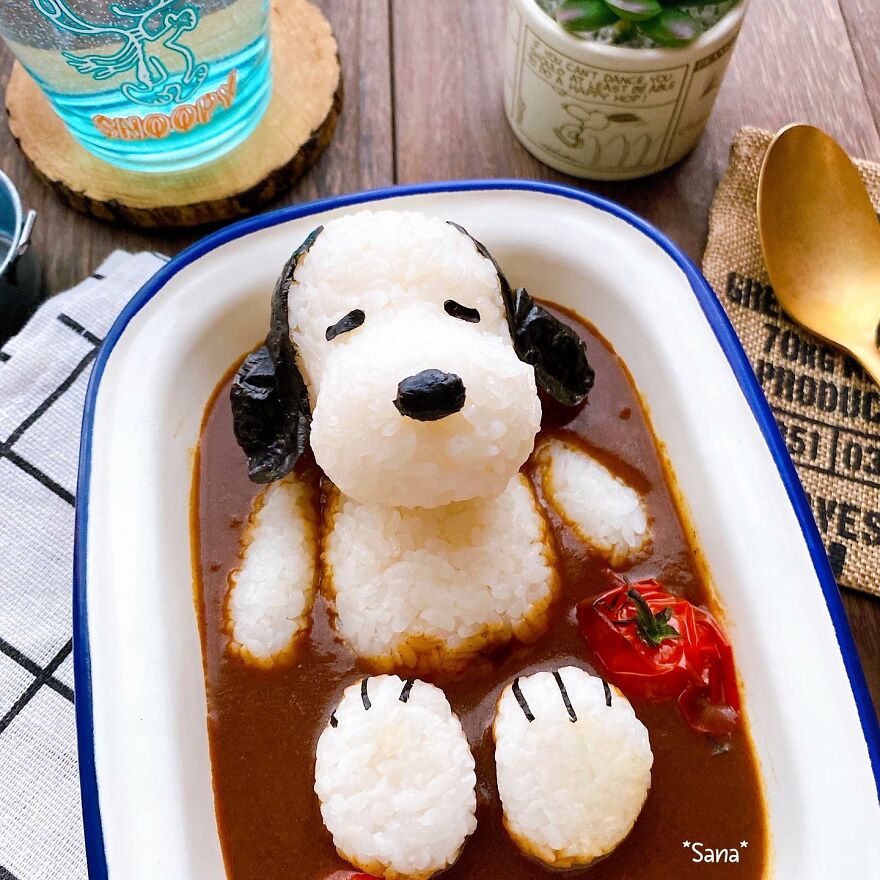 Japanese Woman Creates Amazing Dishes Inspired By The Snoopy Cartoon And Here Are The 42 Best