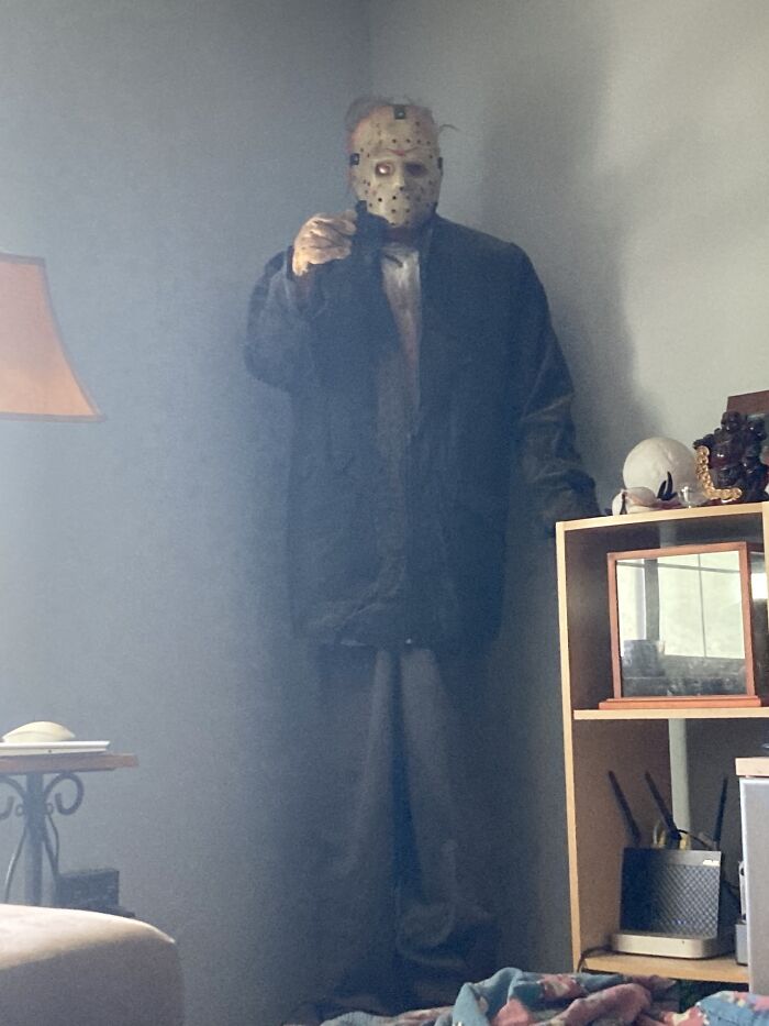 My Jason Voorhees Statue, That Moves.