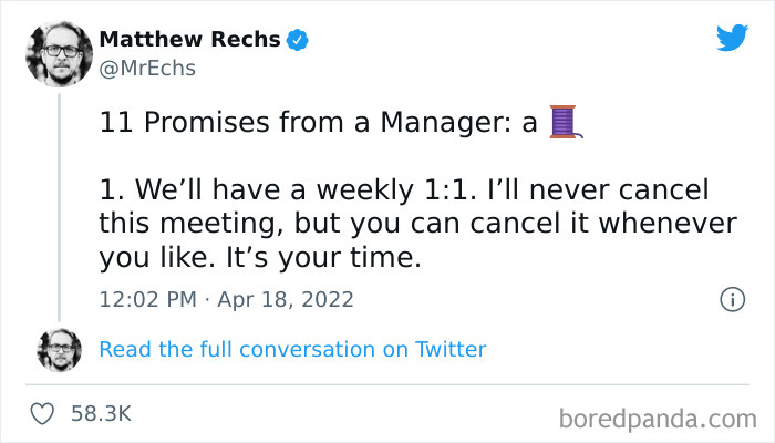 People On Twitter Discuss This Product Manager's 11 Rules For "A Good Boss" People On Twitter Discuss This Product Manager's 11 Rules For "A Good Boss"
