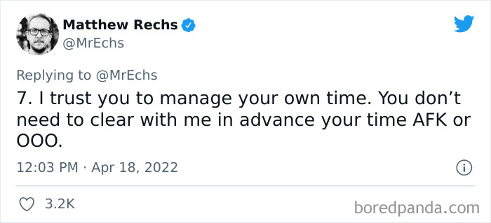 People On Twitter Discuss This Product Manager's 11 Rules For "A Good Boss" People On Twitter Discuss This Product Manager's 11 Rules For "A Good Boss"