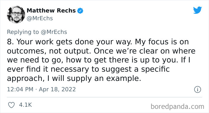 People On Twitter Discuss This Product Manager's 11 Rules For "A Good Boss" People On Twitter Discuss This Product Manager's 11 Rules For "A Good Boss"