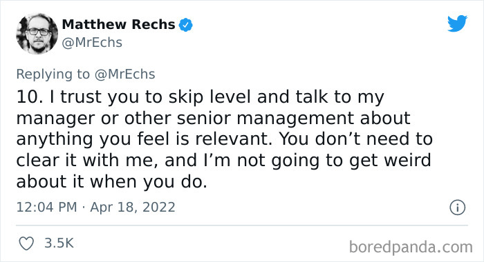 People On Twitter Discuss This Product Manager's 11 Rules For "A Good Boss"