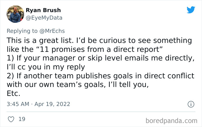 People On Twitter Discuss This Product Manager's 11 Rules For "A Good Boss" People On Twitter Discuss This Product Manager's 11 Rules For "A Good Boss"