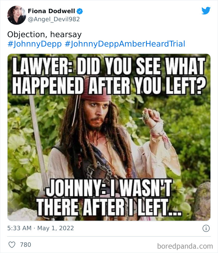 50 Of The Best Johnny Depp Vs. Amber Heard Trial Memes That Give An  Alternate Perspective On What's Going On | Bored Panda