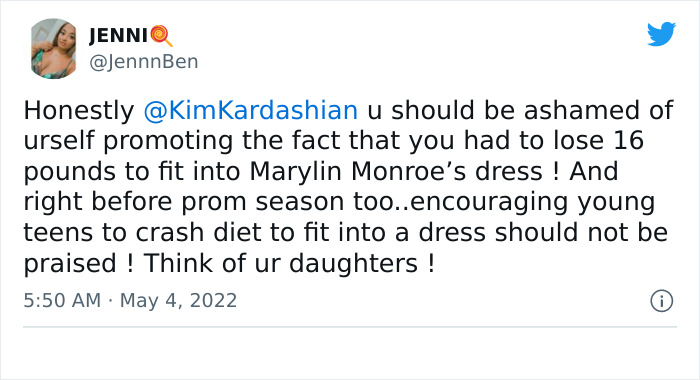 Kim Kardashian's Crash Diet To Fit Into Marilyn Monroe's Dress For Met Gala Causes Major Backlash Online Kim Kardashian's Crash Diet To Fit Into Marilyn Monroe's Dress For Met Gala Causes Major Backlash Online