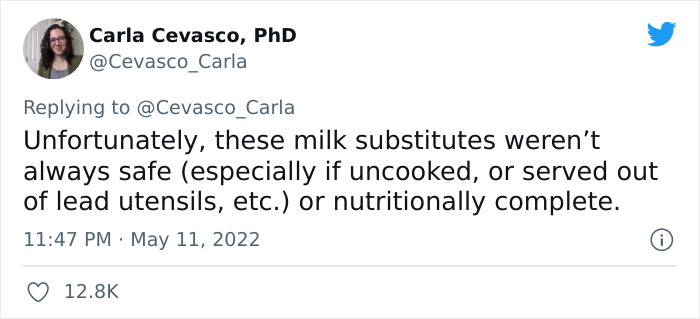 History Professor Shuts Down People Arguing That Mothers Should Just Breastfeed Like In The Pre-Formula Days, Paints A Gruesome Picture Of What It Was Really Like History Professor Shuts Down People Arguing That Mothers Should Just Breastfeed Like In The Pre-Formula Days, Paints A Gruesome Picture Of What It Was Really Like