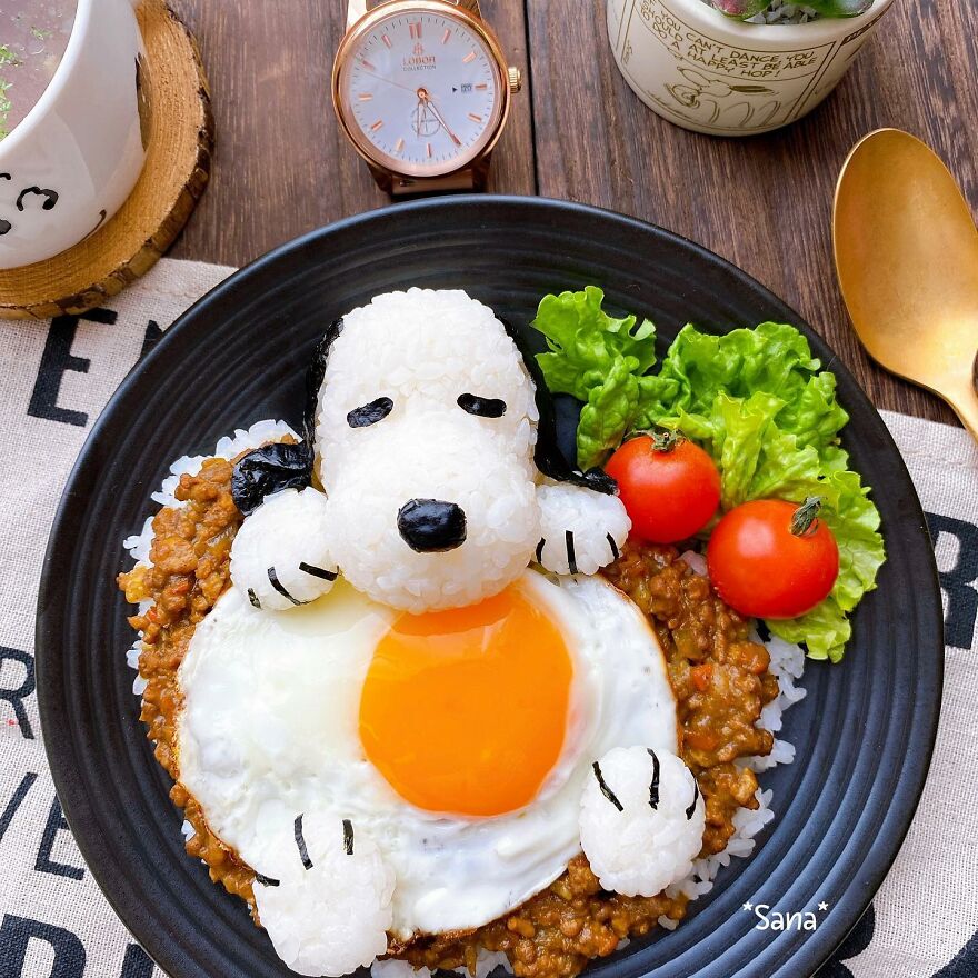 Japanese Woman Creates Amazing Dishes Inspired By The Snoopy Cartoon And Here Are The 42 Best