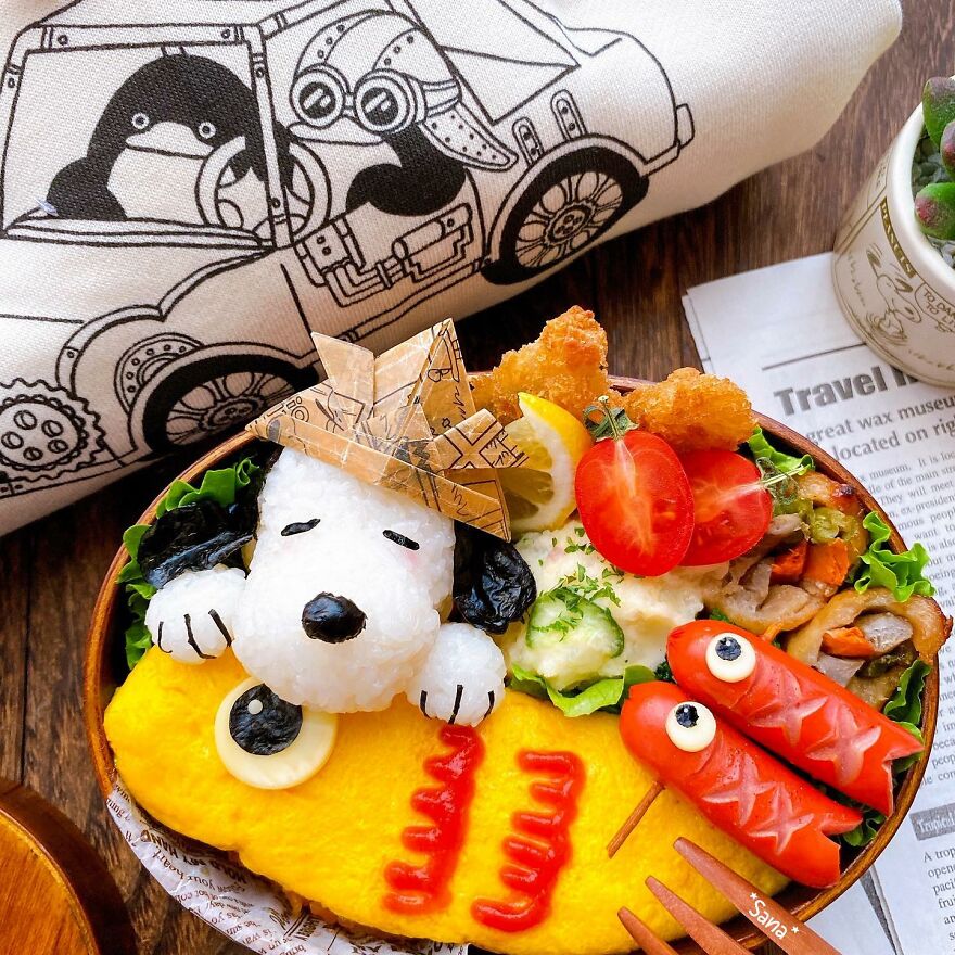 Japanese Woman Creates Amazing Dishes Inspired By The Snoopy Cartoon And Here Are The 42 Best