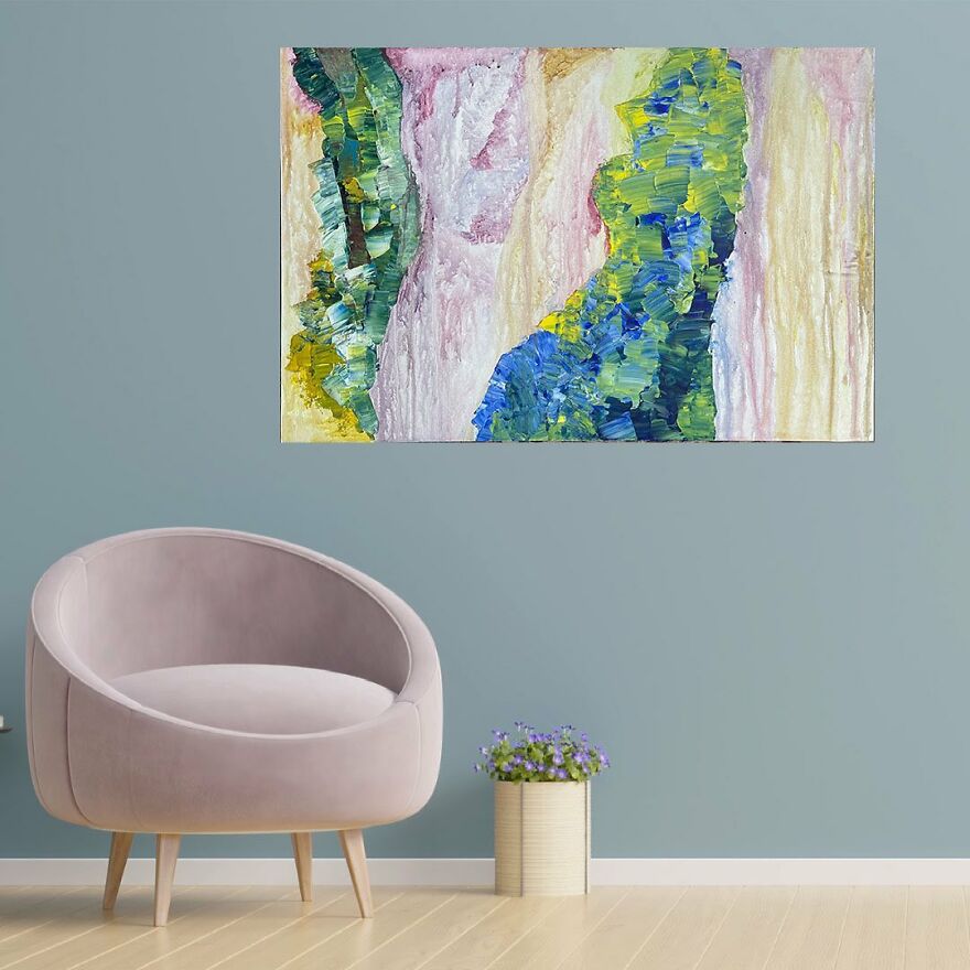 Abstract Paintings By Textile Designer Isha Mehta (32 Pics)