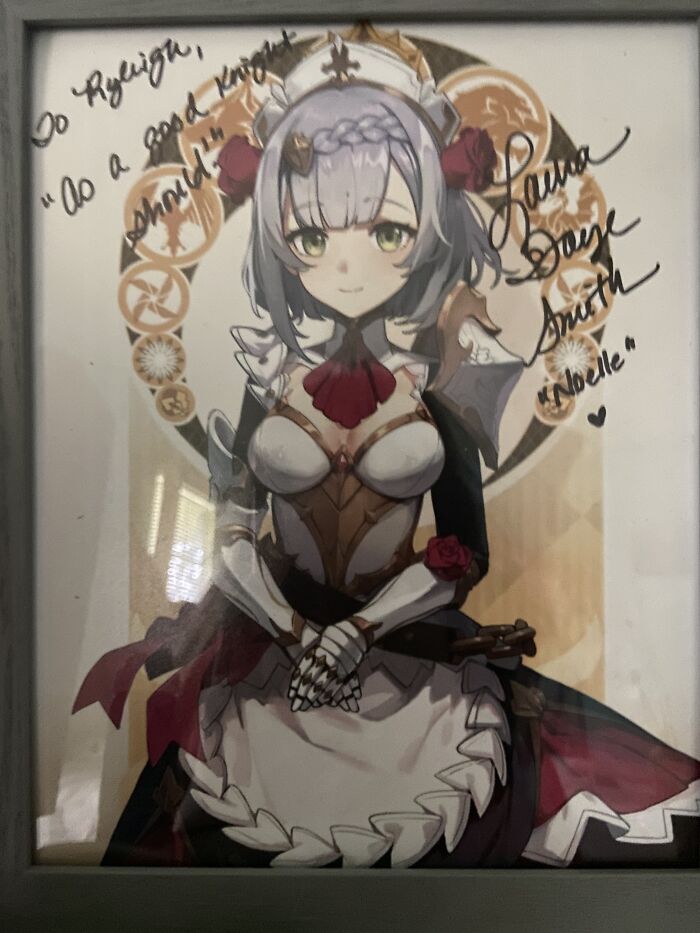 My Autographed Noelle Poster!!!