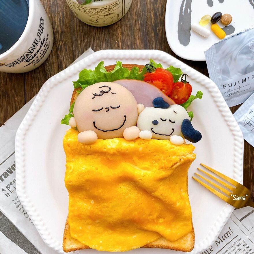 Japanese Woman Creates Amazing Dishes Inspired By The Snoopy Cartoon And Here Are The 42 Best