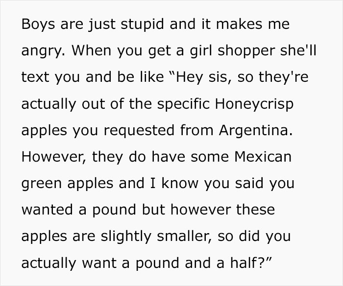 "I'm Immediately Canceling The Order": Woman Goes Viral For Not Wanting Male Instacart Shoppers Doing Her Order And Explaining Why