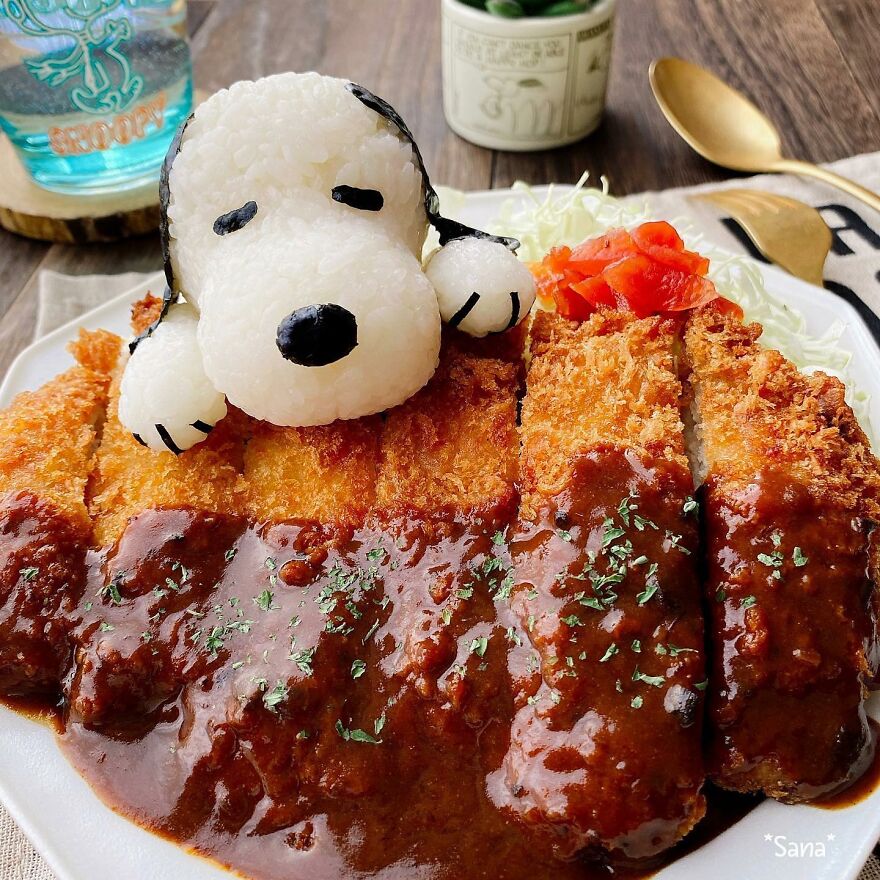Japanese Woman Creates Amazing Dishes Inspired By The Snoopy Cartoon And Here Are The 42 Best