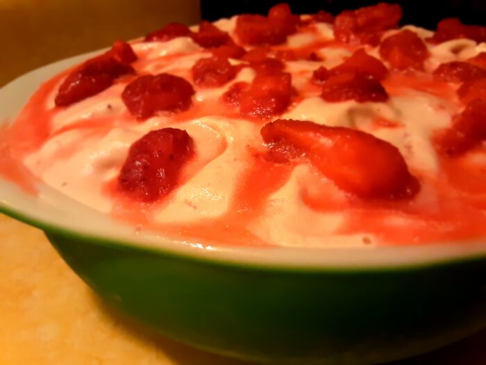 Homemade Strawberry Ice Cream!