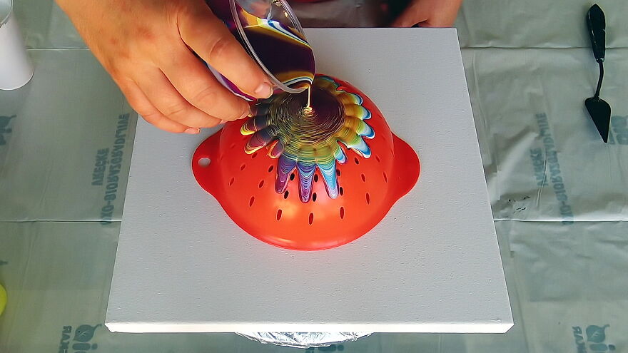 Fluid Art Compilation ~ 5 Strainer And Colander Acrylic Pours ~ Satisfying Video ~ Art Therapy Fluid Art Compilation ~ 5 Strainer And Colander Acrylic Pours ~ Satisfying Video ~ Art Therapy
