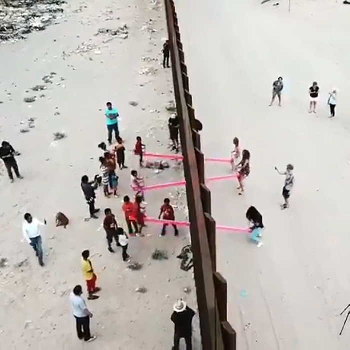 Artists Installed Seesaws At The Border Wall So That Kids In The U.S. And Mexico Could Play Together. It Was Designed By Architect Ronald Rael. ⁣ ⁣beautiful Reminder That We Are Connected: What Happens On One Side Impacts The Other