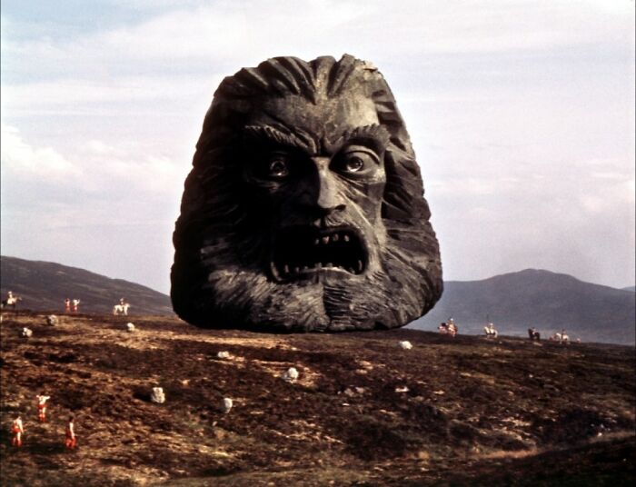 So Many Movies With Sentient, Giant Flying Stone Heads. It Was Hard To Choose