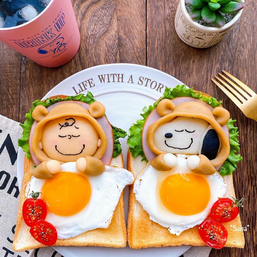 Japanese Woman Creates Amazing Dishes Inspired By The Snoopy Cartoon And Here Are The 42 Best