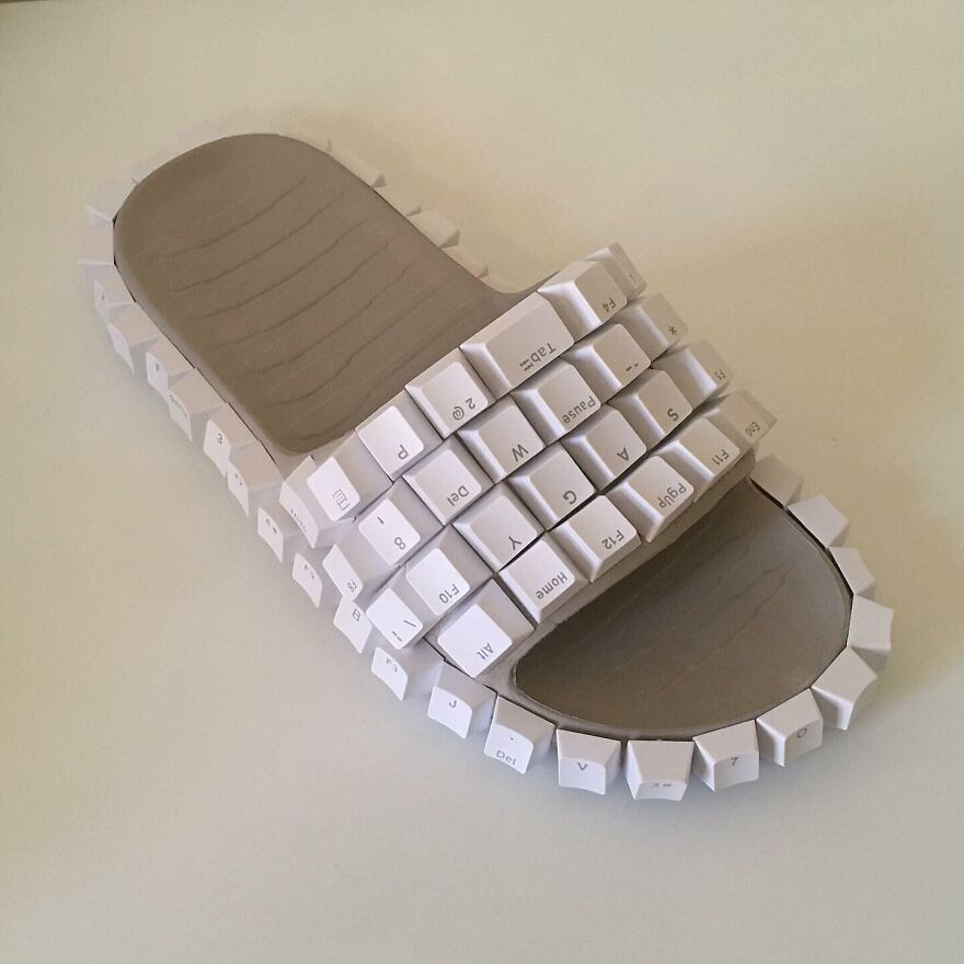Artist Makes Amazing Objects Using Computer Keyboards (19 Pics)