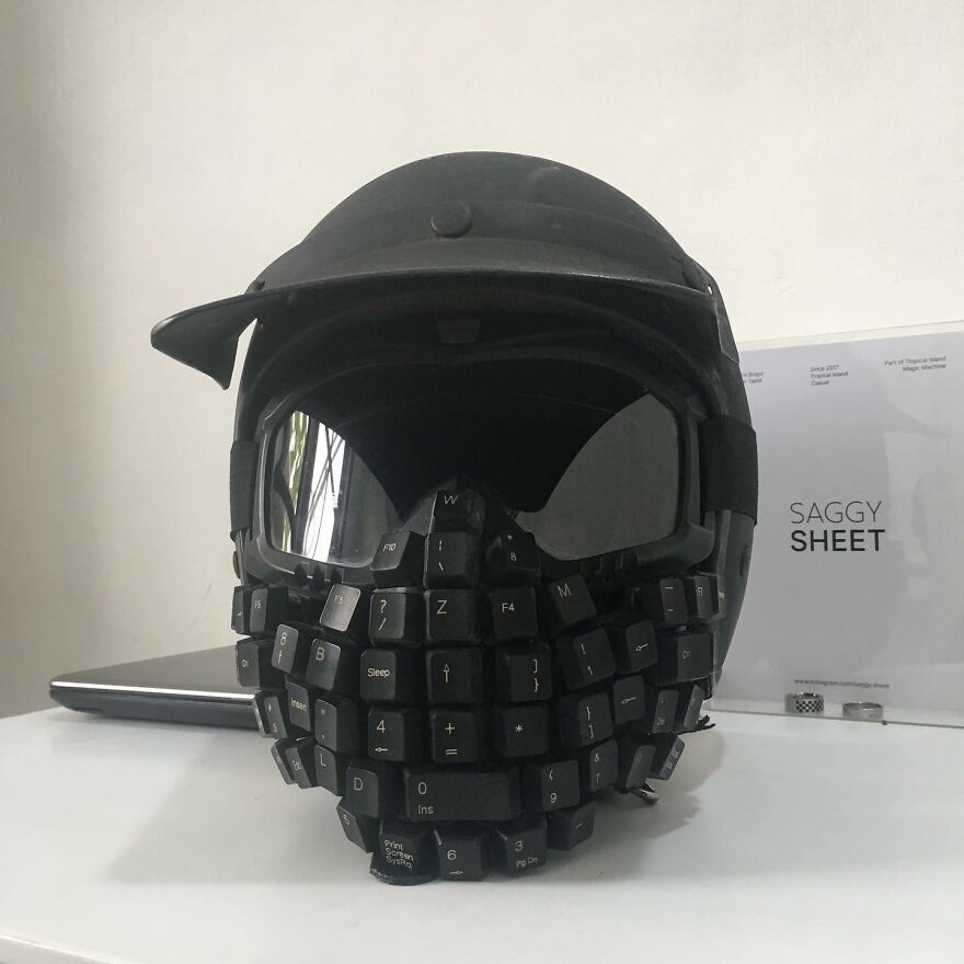 Artist Makes Amazing Objects Using Computer Keyboards (19 Pics)