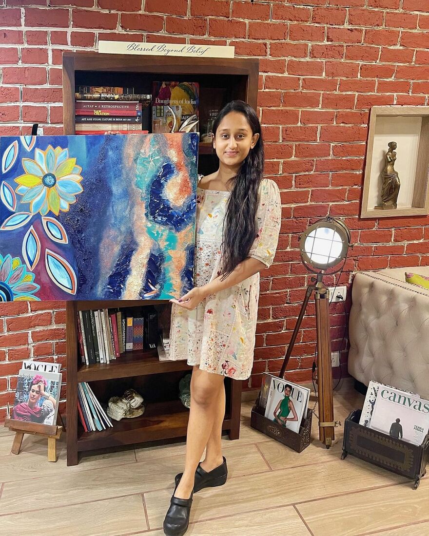 Abstract Paintings By Textile Designer Isha Mehta (32 Pics)