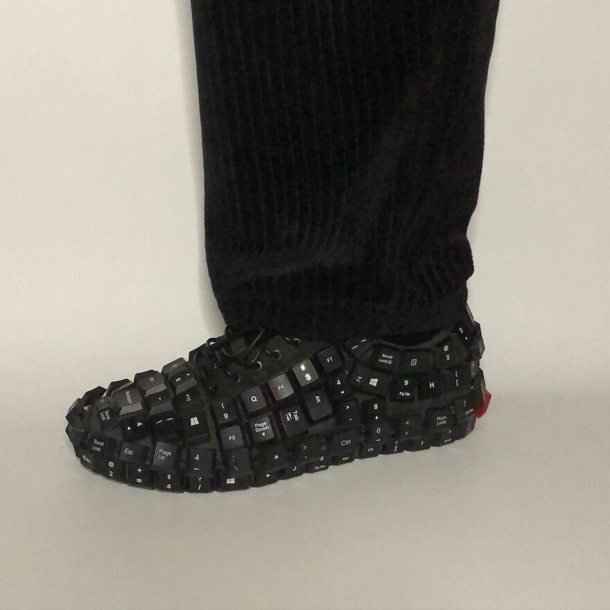 Artist Makes Amazing Objects Using Computer Keyboards (19 Pics)