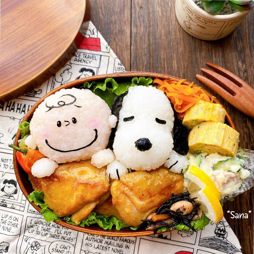 Japanese Woman Creates Amazing Dishes Inspired By The Snoopy Cartoon And Here Are The 42 Best