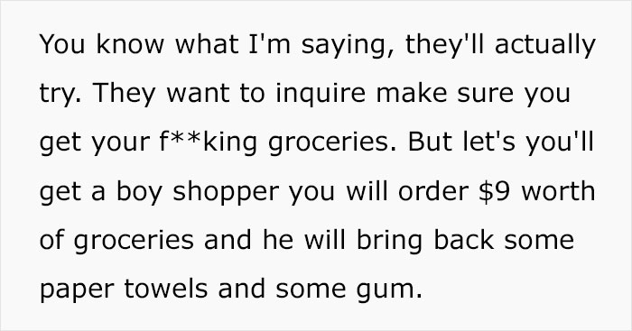 "I'm Immediately Canceling The Order": Woman Goes Viral For Not Wanting Male Instacart Shoppers Doing Her Order And Explaining Why